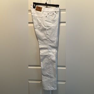 LRL Lauren white denim jeans - women’s size 8 - classic straight
